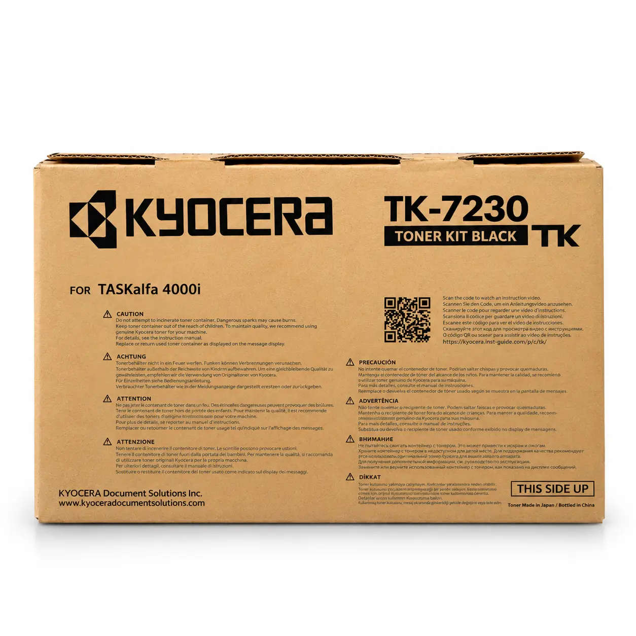 Kyocera TK-7230 Genuine Black Toner 1 Kyocera TK-7230 Genuine Black Toner